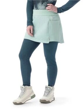NWT Smartwool Smartloft Skirt in Arctic Green size M